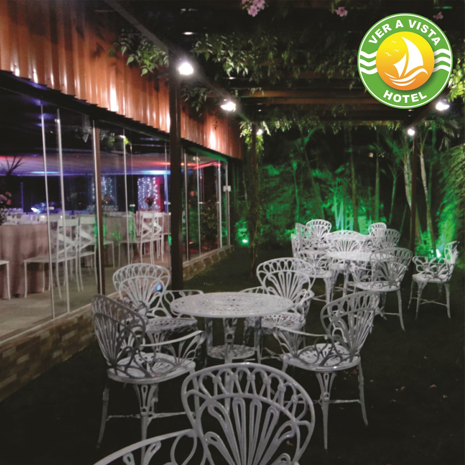 Espaço gourmet e café da manhã do Ver a Vista Hotel